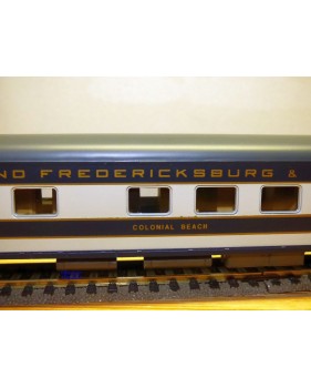 RIVAROSSI  6587, voiture lits ( smooth side roomette  ) Richmond Fredericksburg & Potomac   BO