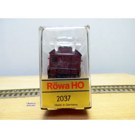 RÖWA 2304 wagon plat chargé de 2 conteneurs LESAGE  DB BO 