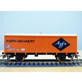 JOUEF 6267, wagon couvert à 2 essieux  type Uahs   AGFA  GEVAERT SNCF  BO