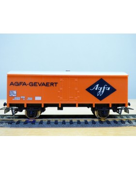 JOUEF 6267, wagon couvert à 2 essieux  type Uahs   AGFA  GEVAERT SNCF  BO