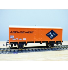 JOUEF 6267, wagon couvert à 2 essieux  type Uahs   AGFA  GEVAERT SNCF  BO