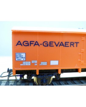 JOUEF 6267, wagon couvert à 2 essieux  type Uahs   AGFA  GEVAERT SNCF  BO