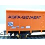 JOUEF 6267, wagon couvert à 2 essieux  type Uahs   AGFA  GEVAERT SNCF  BO