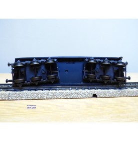 Märklin  4866,  wagon plat  type SSyms Köln  chargé d' un camion KAELBLE  Jumbo  DRG    neuf    BO 