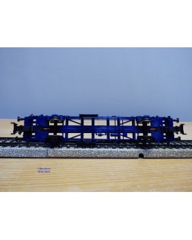 Märklin 47672, wagon plat porte conteneurs  Lbgjs 598 et conteneurs citernes K+E  DBneuf   BO