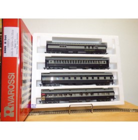 RIVAROSSI "véro" 6909 set B, coffret 4 voitures heavyweight  Baltimore and Ohio  B&O  neuf  BO