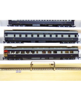RIVAROSSI "véro" 6909 set B, coffret 4 voitures heavyweight  Baltimore and Ohio  B&O  neuf  BO