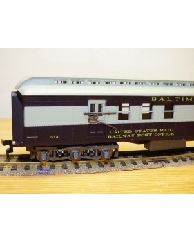 RIVAROSSI "véro" 6909 set B, coffret 4 voitures heavyweight  Baltimore and Ohio  B&O  neuf  BO