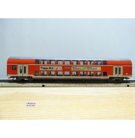 MÄRKLIN 43591 voiture  à 2 étages  mixte 1/2 Kl. type DAbz 756 DBAG  BO