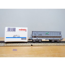 MÄRKLIN   48440,  wagon trémie à déchargement latéral  type  Falls   SNCB   Neuf   BO