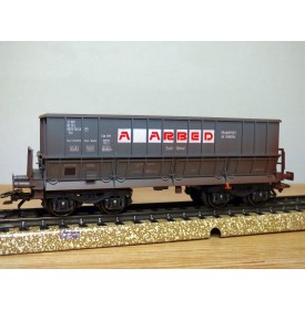 MÄRKLIN   48442,  wagon trémie à déchargement latéral  transport de minerai type Fal  A ARBED    CFL  Neuf   BO