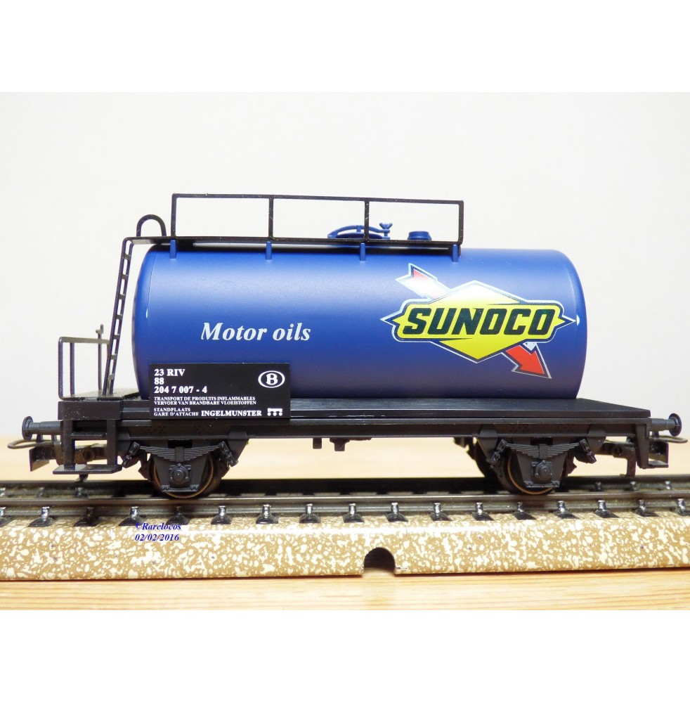 Märklin  Vanbiervliet 4441.811,  wagon citerne  SUNOCO Oils  SNCB   neuf  BO