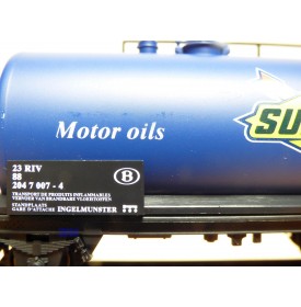 Märklin  Vanbiervliet 4441.811,  wagon citerne  SUNOCO Oils  SNCB   neuf  BO