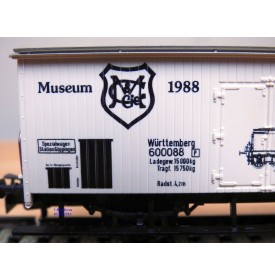 Märklin 88702   4680,  wagon couvert  à guérite  Museum  1988  neuf   BO