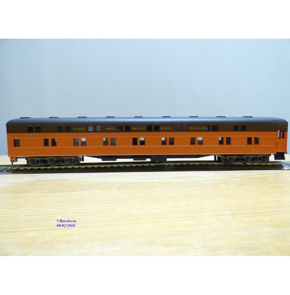RIVAROSSI  6045, voiture lits à 2 étages  ( heavyweight duplex roomette ) N°: 645  Milwaukee Road  Neuf   BO