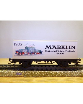 Märklin 95704 / 4481,  wagon plat porte conteneurs 60 Jahre Märklin Tischbahn  DB  BO