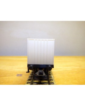 Märklin 95704 / 4481,  wagon plat porte conteneurs 60 Jahre Märklin Tischbahn  DB  BO