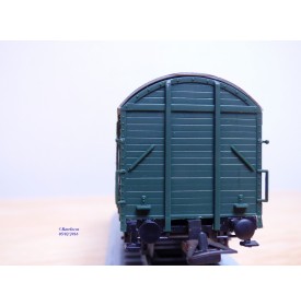 RÖWA 2304 wagon plat chargé de 2 conteneurs LESAGE  DB BO 