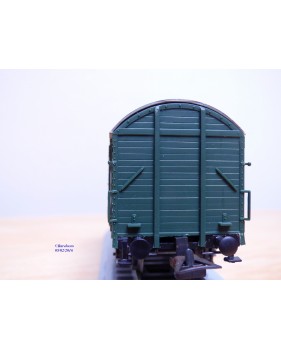 RÖWA 2304 wagon plat chargé de 2 conteneurs LESAGE  DB BO 