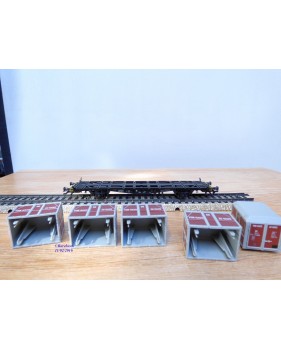 Märklin métal 4617 Wagon surbaissé EVS DB BO