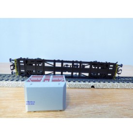 Märklin métal 4617 Wagon surbaissé EVS DB BO