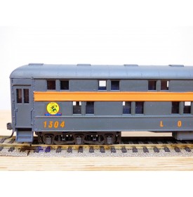 RIVAROSSI  6602,  voiture lits à 2 étages  ( heavyweight duplex roomette ) N°: 1304  Long Island  Railroad   BO