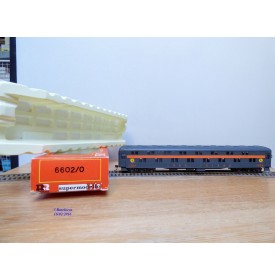 RIVAROSSI  6602,  voiture lits à 2 étages  ( heavyweight duplex roomette ) N°: 1304  Long Island  Railroad   BO