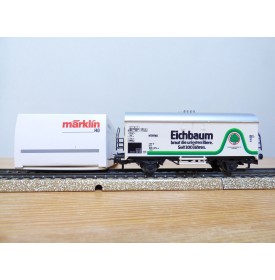 Märklin 48944 wagons plats type Bt 10 conteneurs à bière Königsbacher DB BO