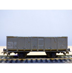 VB  632, wagon tombereau façon bois   gris type TTw   SNCF  