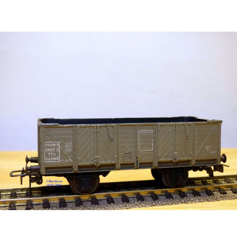 Wagon Tombereau SNCF VB Ho 1/87 - Y371 - Modèle Réduit Train