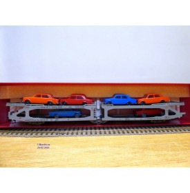 RIVAROSSI Tren Hobby 12059, wagon porte autos Type Pay Sitfa FS BO
