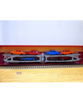 RIVAROSSI Tren Hobby 12059, wagon porte autos Type Pay Sitfa FS BO