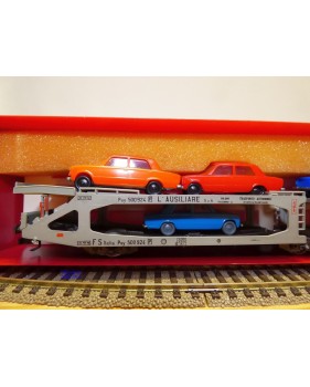 RIVAROSSI Tren Hobby 12059, wagon porte autos Type Pay Sitfa FS BO