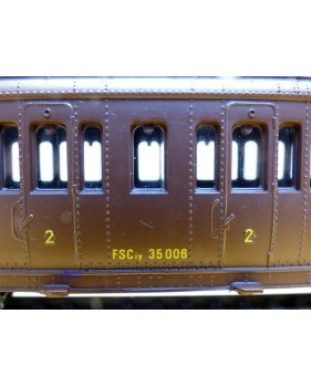 RIVAROSSI V ABZ voiture grandes lignes mixte 1/2 ème Cl. type ABz FS 