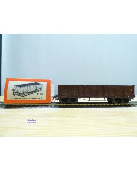 VB  653, wagon tombereau à bogies  brun  type Tyw   SNCF   neuf  BO