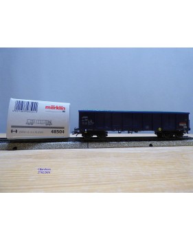 Märklin  48504 / 2004701,  wagon tombereau  type Eanos-x 055  DB  neuf  BO