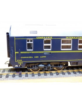 RIVAROSSI  véro 2517,  voiture lits  type MU  CIWL  N° 4740    BO