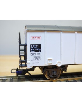 RIVAROSSI véro 2444,  wagon réfrigérant   type  Ibpes   STEF  SNCF   neuf   BO
