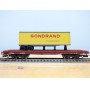 RIVAROSSI  véro 2033,  wagon plat   type  Poz 1920  et semi remorque GONDRAND  FS  neuf    BO