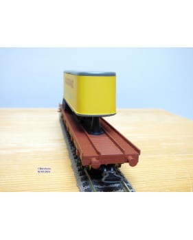 RIVAROSSI  véro 2033,  wagon plat   type  Poz 1920  et semi remorque GONDRAND  FS  neuf    BO