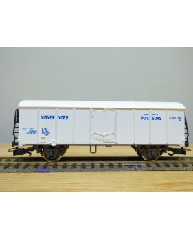 RIVAROSSI véro 2440,  wagon réfrigérant   type  Ibdes  Poissons  et Visvervoer    SNCB   neuf   BO