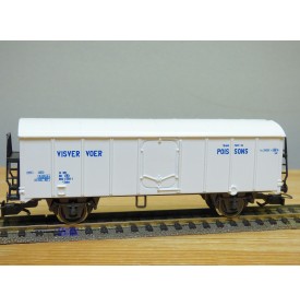 RIVAROSSI véro 2440,  wagon réfrigérant   type  Ibdes  Poissons  et Visvervoer    SNCB   neuf   BO