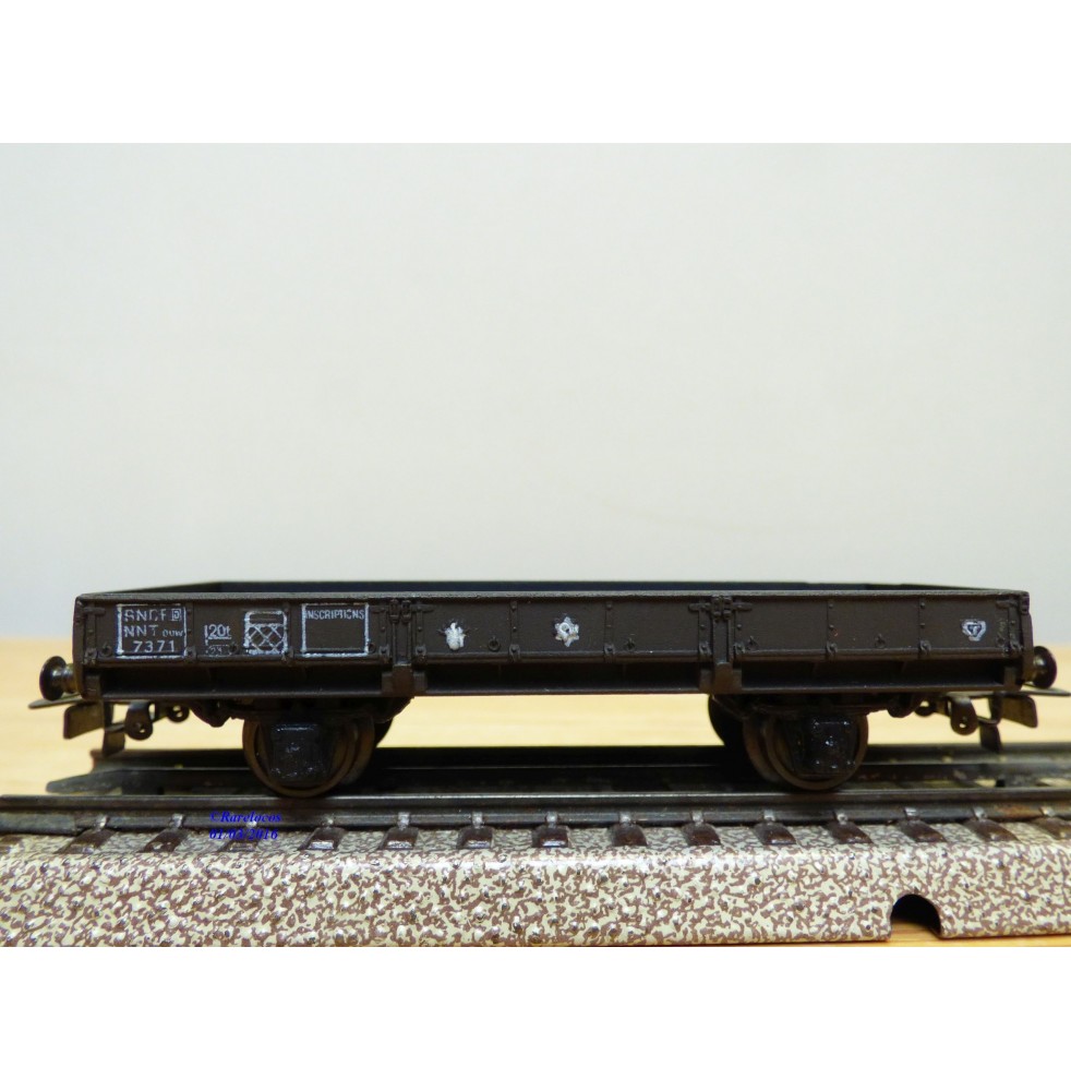 VB  628,  wagon plat  à 2 essieux  type  NNT ouw   SNCF    neuf  BO