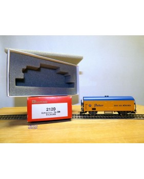 RIVAROSSI véro 2120,  wagon réfrigérant   type  Ihs   PSCHORR Bier aus München    DB    neuf   BO