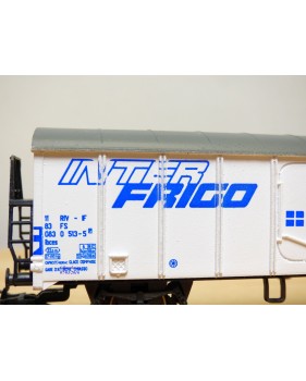 RIVAROSSI  2092,  wagon réfrigérant   type  Hgm  INTERFRIGO    FS  neuf   BO