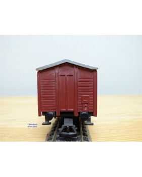 RIVAROSSI véro CF,  wagon couvert long à 2 essieux   type F 1946   FS   