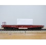 Märklin 48662,  wagon plat pour charges lourdes type Salmmp chargé d' un bloc de marbre  véritable  FS   neuf    BO 