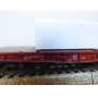 Märklin 48662,  wagon plat pour charges lourdes type Salmmp chargé d' un bloc de marbre  véritable  FS   neuf    BO 