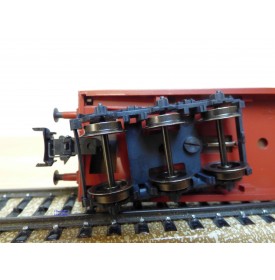 Märklin 48662,  wagon plat pour charges lourdes type Salmmp chargé d' un bloc de marbre  véritable  FS   neuf    BO 