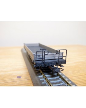 BEMO 2267 101, wagon plat long type K-w  N° 7501  RhB  neuf  BO
